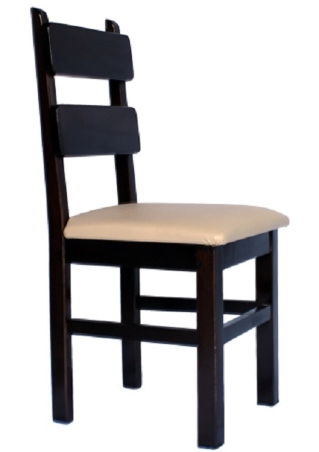  Деревянный стул с мягким сиденьем
