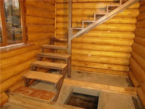 Лестница в бане своими руками: входная и на 2 этаж