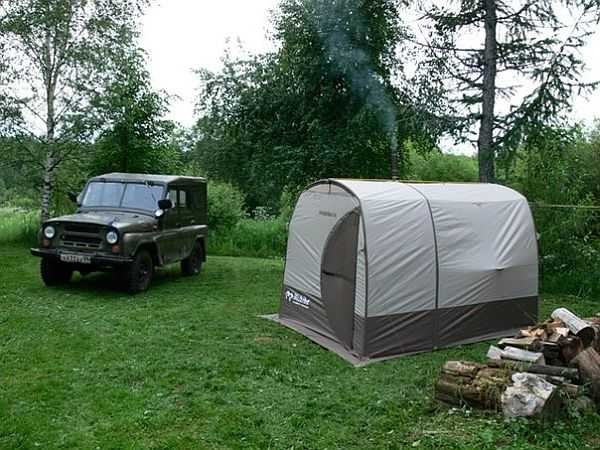 Мобильные бани: в прицепах и бани-палатки