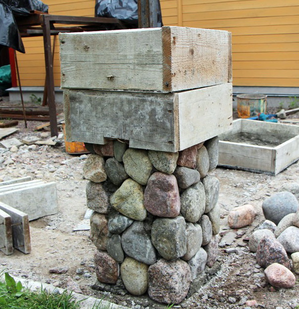 Zidarski ruševski kamen z lastnimi rokami