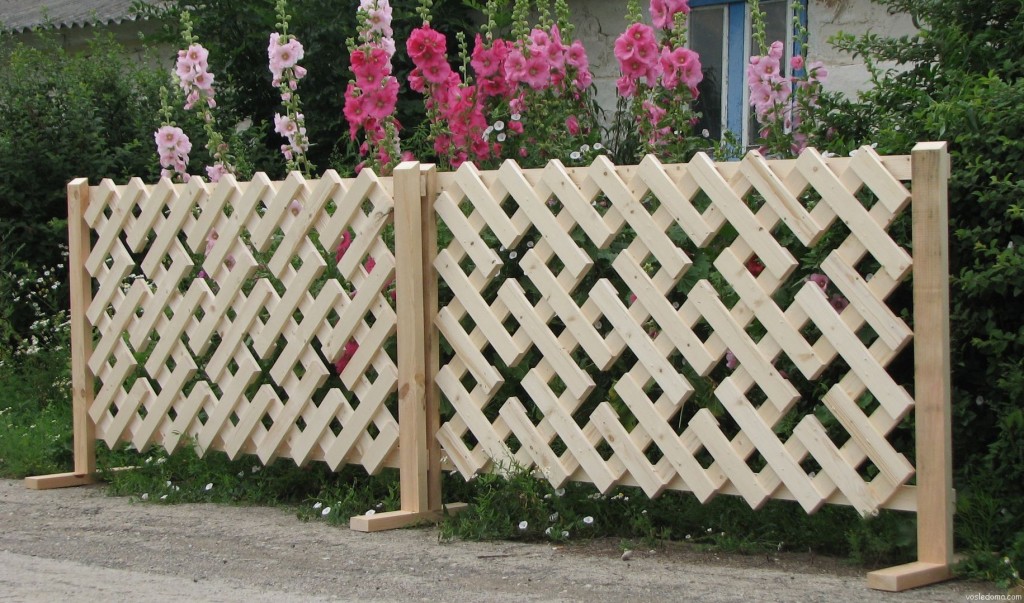 Заборчик декоративный деревянный для сада фото