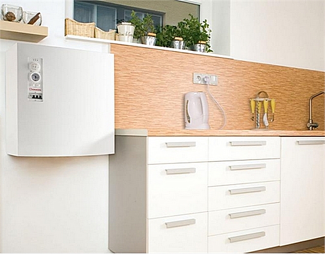 #Bектрический котел отопления легко может быть размещен, к примеру, на кухне