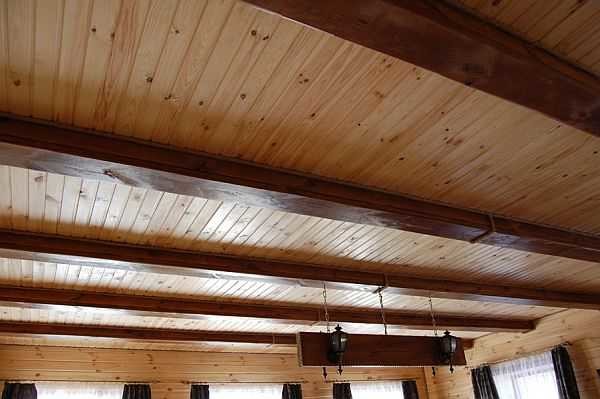 Как сделать потолок в бане: подшивной, настильный, панельный