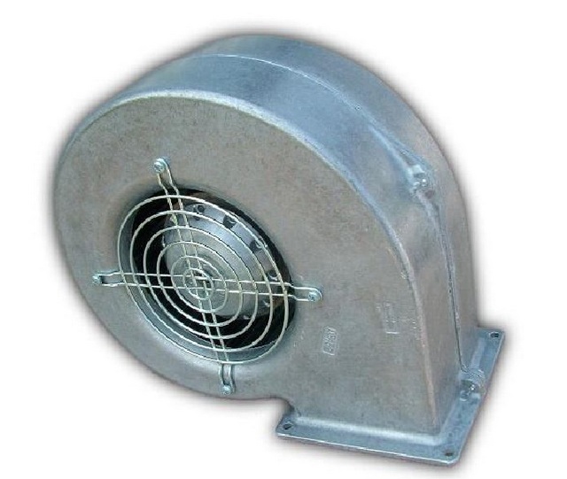 Центробежный вентилятор обеспечит поступление первичного и вторичного воздуха в камеры котла