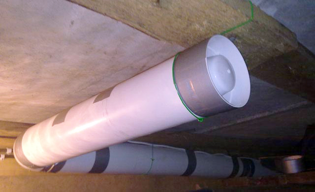 Системе вентиляции гаража можно помочь канальным вентилятором