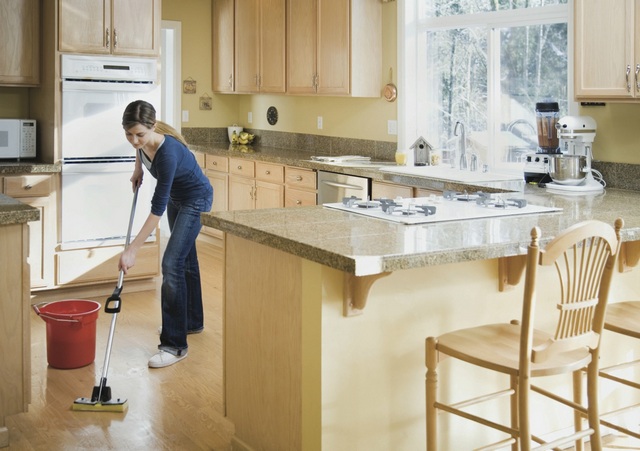 Регулярная уборка кухни не должна вызывать никаких трудностей