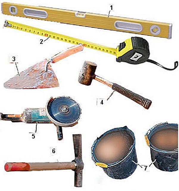 инструменты для каменной кладки