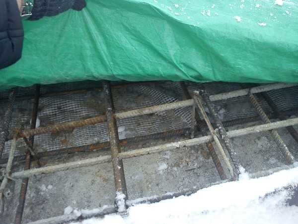 Заливка бетона при минусовой температуре