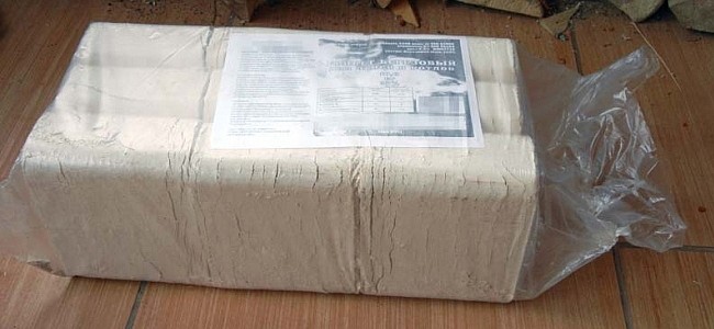 Упаковка топливных брикетов с инструкцией