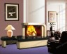 Фронтально-угловой камин Сиеста