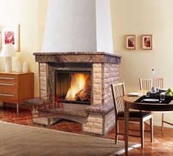 Фронтальный камин Айпетри