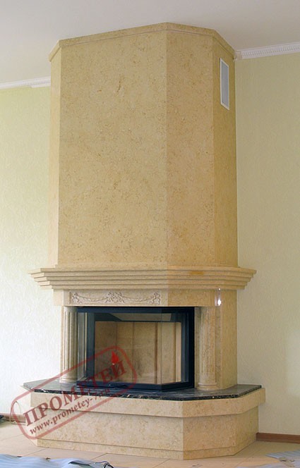 Фронтальный камин Акапулько 1