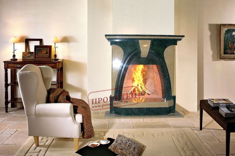 Фронтальный камин Александрия