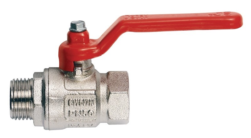 Кран шаровой муфта/резьба полнопроходной (рычаг) 3/4