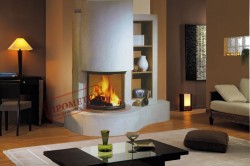 Фронтальный камин Атлантис