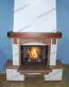 Фронтальный камин Вероника
