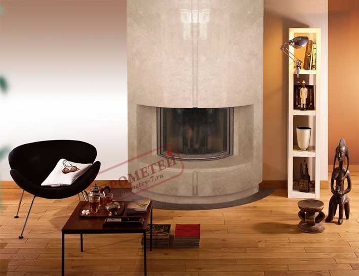 Фронтальный камин Вихрь