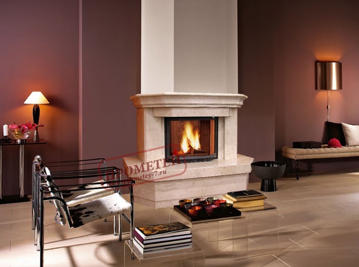 Фронтальный камин Дива