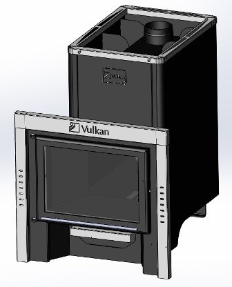 Печь для бани Вулкан Эльбрус 16 Панорама
