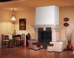 Фронтальный камин Елена