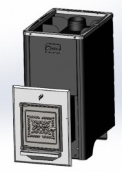 Печь для бани Вулкан Эльбрус 16 Чугун