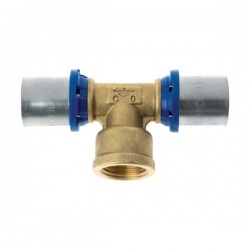 Тройник с внутренней резьбой (26 х 3,0) x 1/2'' профиль H,TH, U