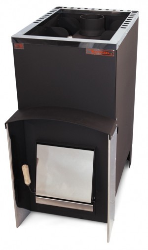 Печь для бани Вулкан Эльбрус 20 с теплообменником Стандарт