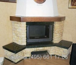 Угловой камин Вера 1