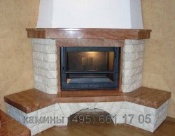 Угловой камин Вера 2