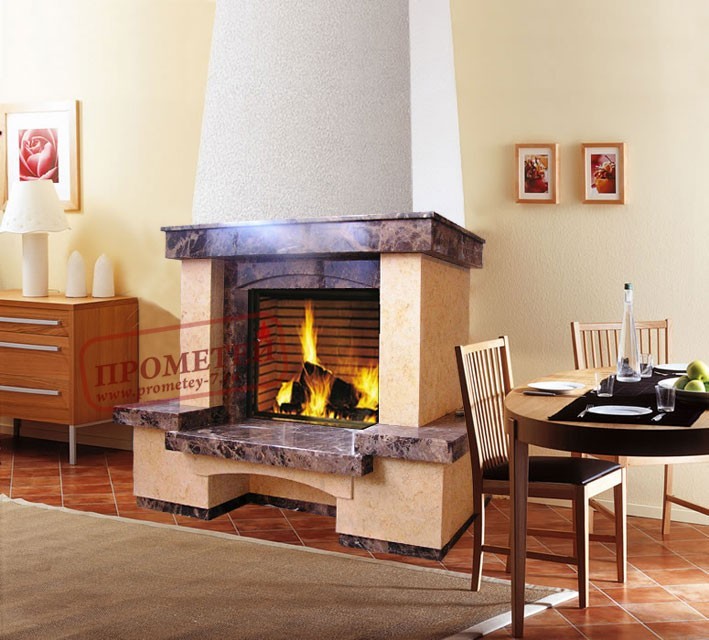 Фронтальный камин Малага