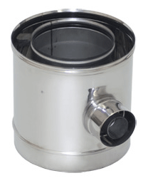 Тройник 90° коаксиальный с выходом на D60/100 CCTRH 130/200