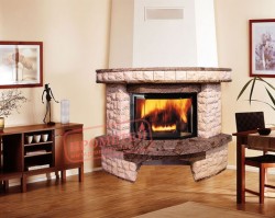 Угловой камин Клавдия-2