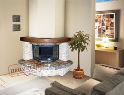 Угловой камин Клавдия-3