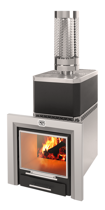 Печь для бани Теплодар РУСЬ - Панорама 18 ЛНЗП Профи