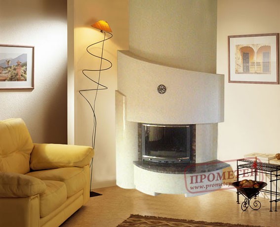 Угловой камин Соня