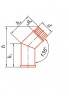 Колено 135° d=120 mm
