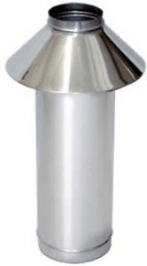 Труба коаксиальная с зонтом CTRH L=1000 250/350