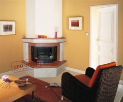 Угловой камин Статус