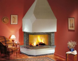 Угловой камин Форестер