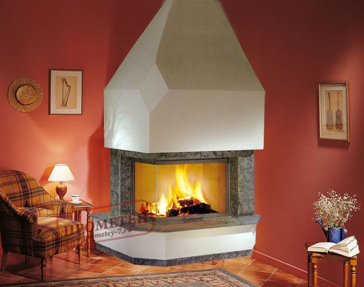 Угловой камин Форестер